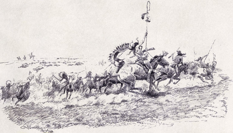 Иллюстрация к книге — Индейцы Дикого Запада в бою. "Хороший день, чтобы умереть!" [i_038.jpg]