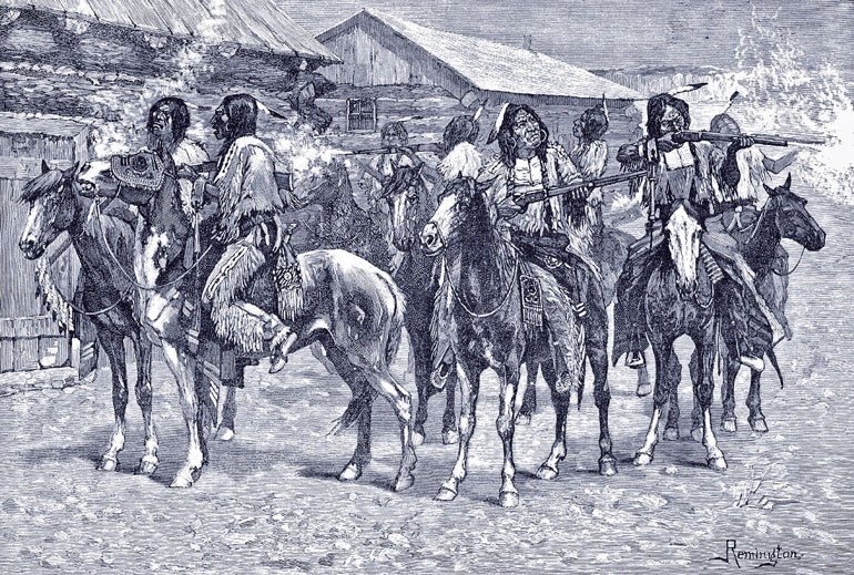 Иллюстрация к книге — Индейцы Дикого Запада в бою. "Хороший день, чтобы умереть!" [i_053.jpg]