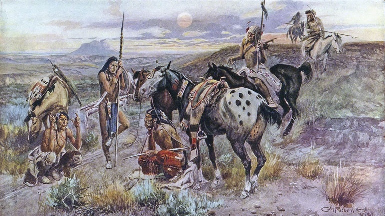 Иллюстрация к книге — Индейцы Дикого Запада в бою. "Хороший день, чтобы умереть!" [i_101.jpg]