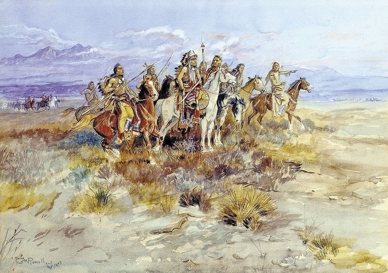 Иллюстрация к книге — Индейцы Дикого Запада в бою. "Хороший день, чтобы умереть!" [i_108.jpg]