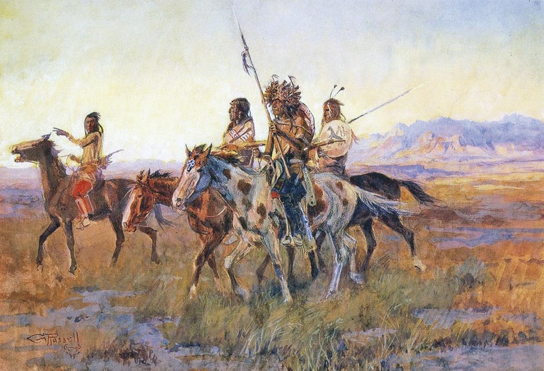 Иллюстрация к книге — Индейцы Дикого Запада в бою. "Хороший день, чтобы умереть!" [i_131.jpg]