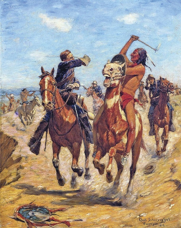 Иллюстрация к книге — Индейцы Дикого Запада в бою. "Хороший день, чтобы умереть!" [i_139.jpg]