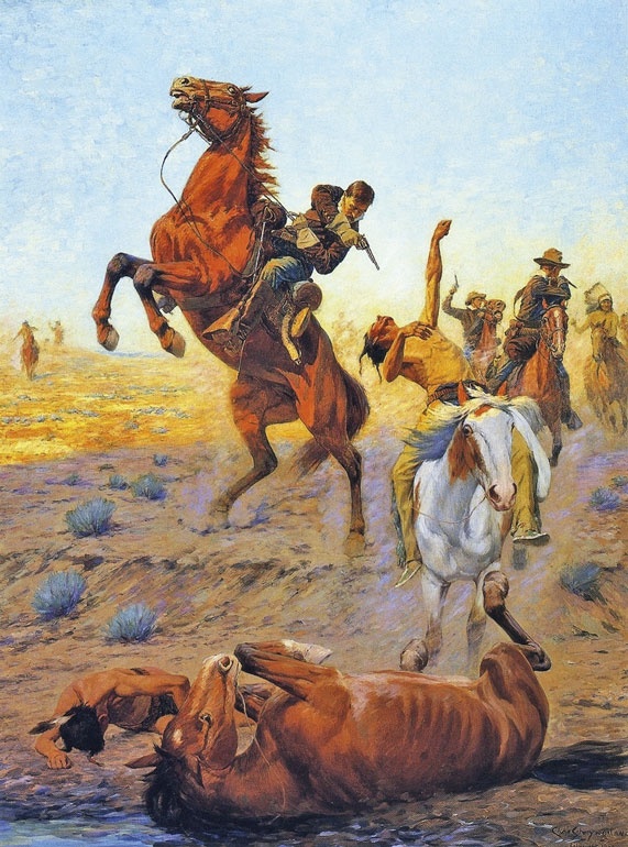 Иллюстрация к книге — Индейцы Дикого Запада в бою. "Хороший день, чтобы умереть!" [i_147.jpg]