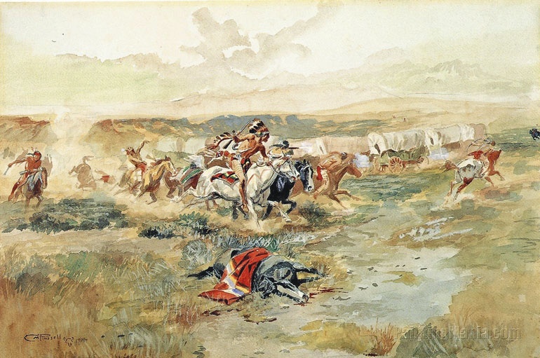 Иллюстрация к книге — Индейцы Дикого Запада в бою. "Хороший день, чтобы умереть!" [i_154.jpg]