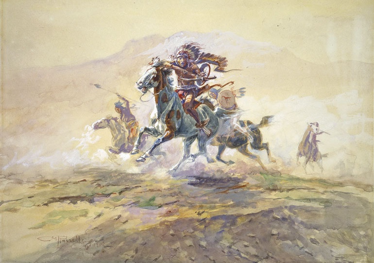 Иллюстрация к книге — Индейцы Дикого Запада в бою. "Хороший день, чтобы умереть!" [i_161.jpg]