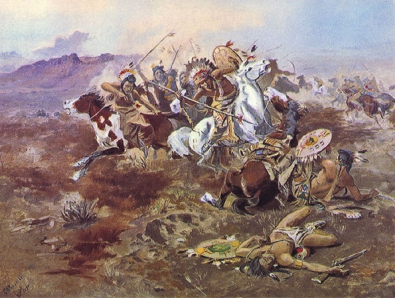 Иллюстрация к книге — Индейцы Дикого Запада в бою. "Хороший день, чтобы умереть!" [i_164.jpg]