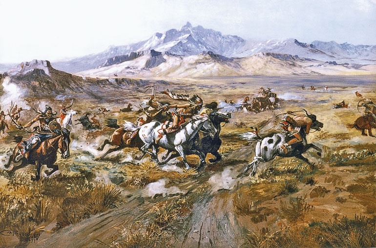 Иллюстрация к книге — Индейцы Дикого Запада в бою. "Хороший день, чтобы умереть!" [i_172.jpg]