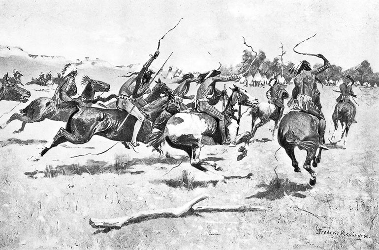 Иллюстрация к книге — Индейцы Дикого Запада в бою. "Хороший день, чтобы умереть!" [i_196.jpg]