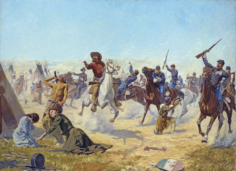 Иллюстрация к книге — Индейцы Дикого Запада в бою. "Хороший день, чтобы умереть!" [i_211.jpg]