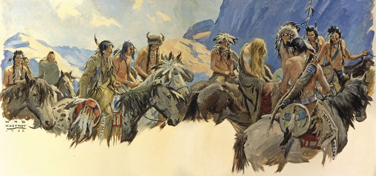 Иллюстрация к книге — Индейцы Дикого Запада в бою. "Хороший день, чтобы умереть!" [i_213.jpg]