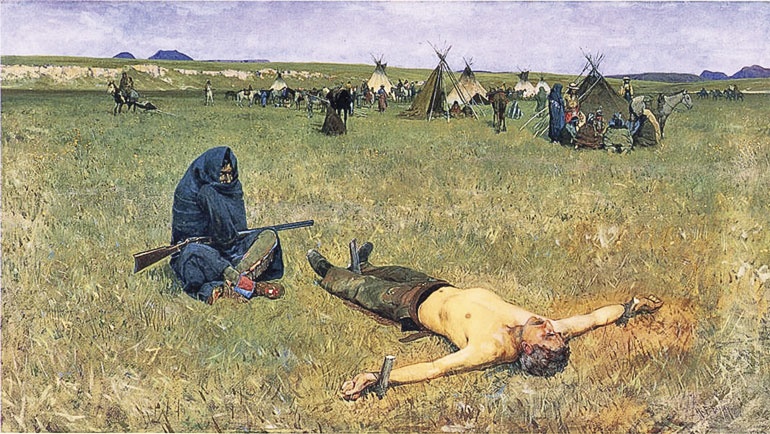 Иллюстрация к книге — Индейцы Дикого Запада в бою. "Хороший день, чтобы умереть!" [i_215.jpg]