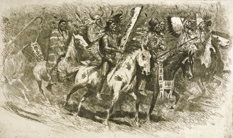 Иллюстрация к книге — Индейцы Дикого Запада в бою. "Хороший день, чтобы умереть!" [i_221.jpg]