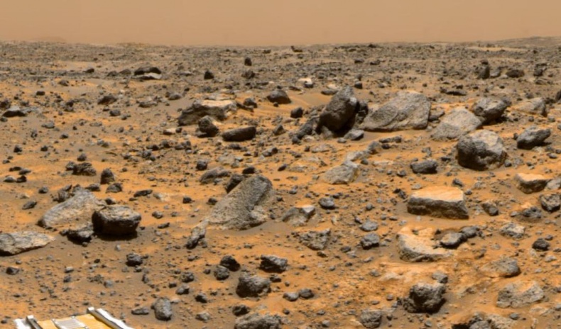 Иллюстрация к книге — Солнечная система [rover_traverse_area.jpg]