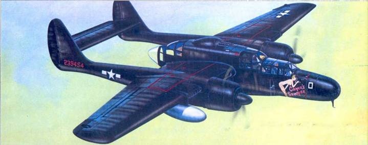 Иллюстрация к книге — Nortrop P-61 BLack Widow. Тяжелый ночной истребитель США [pic_181.jpg]
