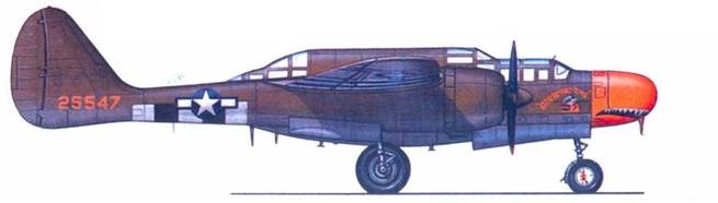 Иллюстрация к книге — Nortrop P-61 BLack Widow. Тяжелый ночной истребитель США [pic_184.jpg]