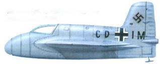 Иллюстрация к книге — Me 163 ракетный истребитель Люфтваффе [pic_146.jpg]