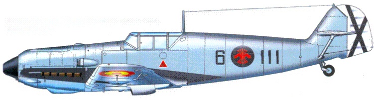 Иллюстрация к книге — Асы люфтваффе пилоты Bf 109 в Испании [pic_190.jpg]