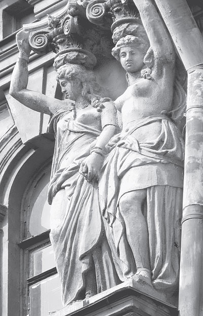 Иллюстрация к книге — Повести каменных горожан. Очерки о декоративной скульптуре Санкт-Петербурга [i_032.jpg]