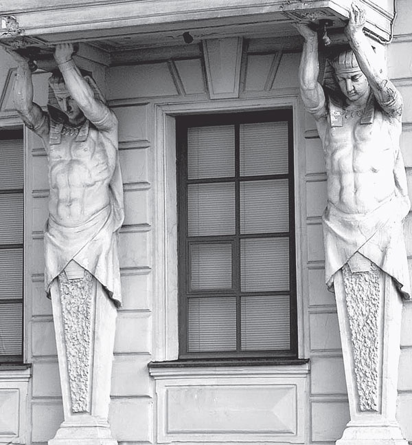 Иллюстрация к книге — Повести каменных горожан. Очерки о декоративной скульптуре Санкт-Петербурга [i_301.jpg]