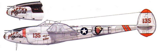 Иллюстрация к книге — Р-38 Lightning Фотоархив [pic_195.jpg]