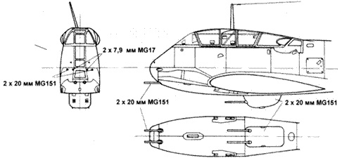 Иллюстрация к книге — Messershmitt Me 210/410 [pic_89.jpg]