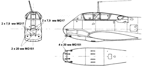 Иллюстрация к книге — Messershmitt Me 210/410 [pic_92.jpg]