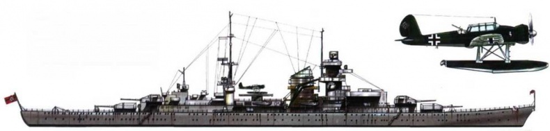 Иллюстрация к книге — Крейсера кригсмарине [pic_141.jpg]