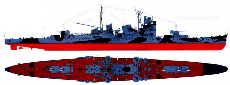 Иллюстрация к книге — Японские тяжелые крейсера типа «Миоко» [pic_76.jpg]