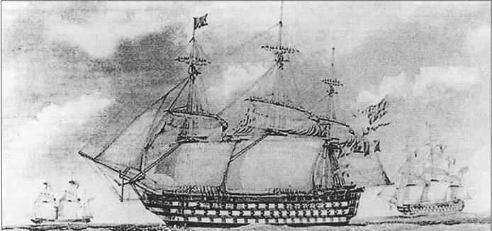 Иллюстрация к книге — Британские парусные линейные корабли [pic_36.jpg]