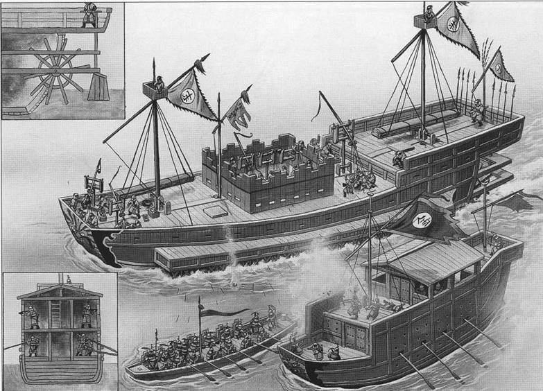 Иллюстрация к книге — Боевые корабли древнего Китая, 200 г. до н.э. — 1413 г. н.э. [pic_40.jpg]