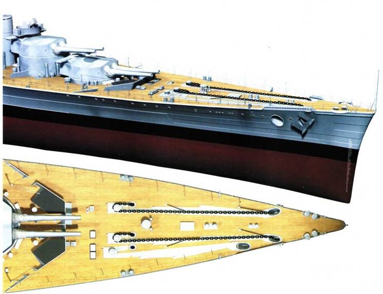 Иллюстрация к книге — Британский линейный крейсер «Hood» Крупным планом [pic_41.jpg]