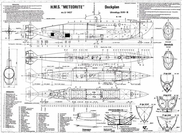 Иллюстрация к книге — Германские субмарины Тип XVII Крупным планом [pic_82.jpg]