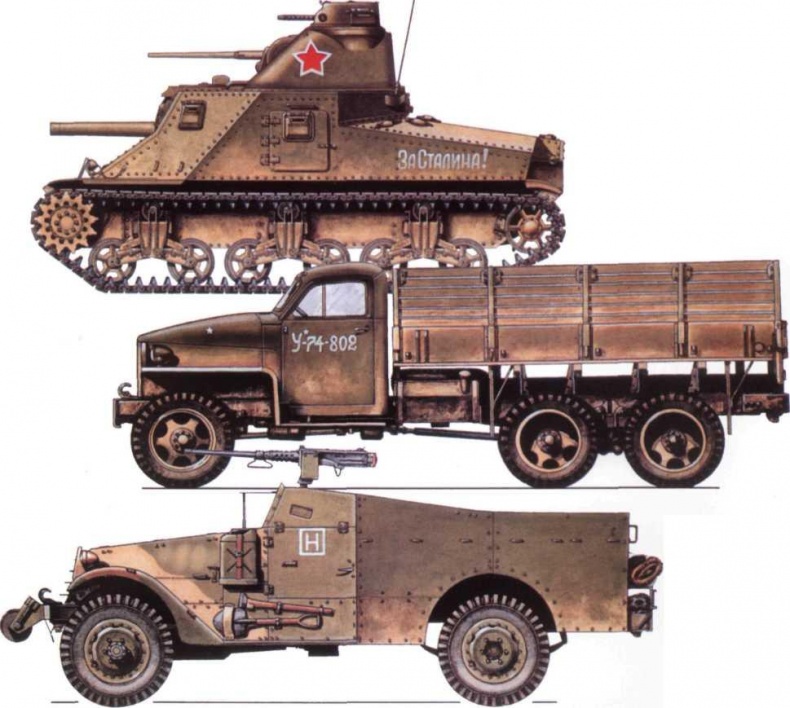 Иллюстрация к книге — Танки ленд-лиза в Красной Армии. Часть 2 [i_001.jpg]