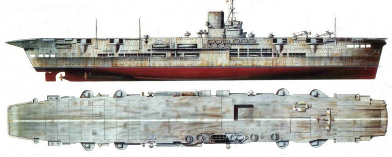 Иллюстрация к книге — Авианосцы мира. 1917 - 1939 [img_71.jpg]