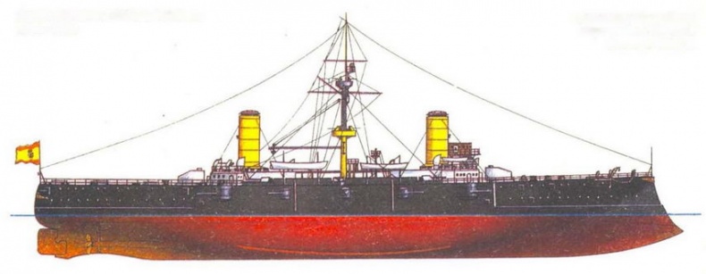 Иллюстрация к книге — Броненосные крейсера типа «Гарибальди» [pic_53.jpg]