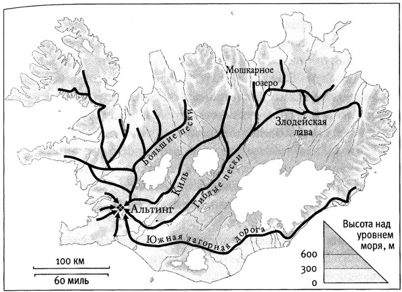 Иллюстрация к книге — Исландия эпохи викингов [map18.jpg]