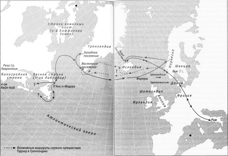 Иллюстрация к книге — Исландия эпохи викингов [map27.jpg]