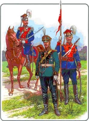 Иллюстрация к книге — Первая мировая война 1914-1918. Кавалерия Российской Императорской Гвардии. Униформа. Вооружение. Организация [i_020.jpg]