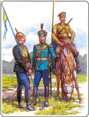 Иллюстрация к книге — Первая мировая война 1914-1918. Кавалерия Российской Императорской Гвардии. Униформа. Вооружение. Организация [i_028.jpg]