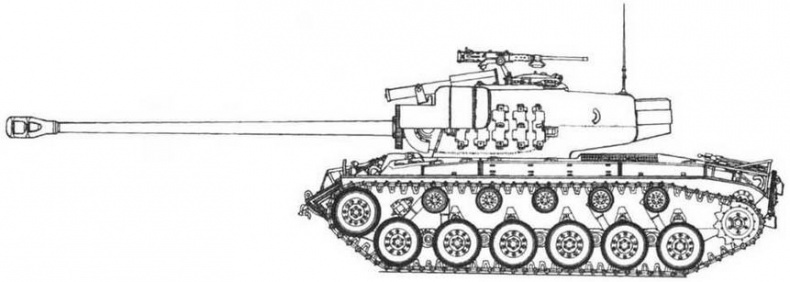 Иллюстрация к книге — От «Першинга» до «Паттона». Средние танки М26, М46 и М47 [img_38.jpg]