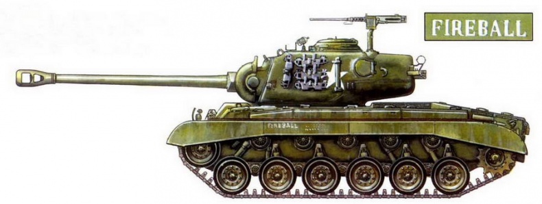 Иллюстрация к книге — От «Першинга» до «Паттона». Средние танки М26, М46 и М47 [img_53.jpg]