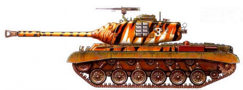 Иллюстрация к книге — От «Першинга» до «Паттона». Средние танки М26, М46 и М47 [img_55.jpg]