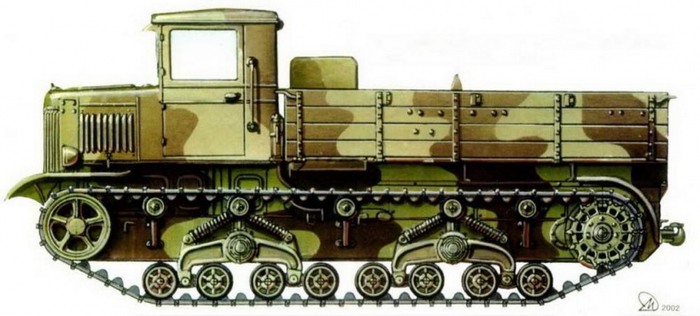 Иллюстрация к книге — Артиллерийские тягачи Красной Армии. Часть 1 [img_64.jpg]