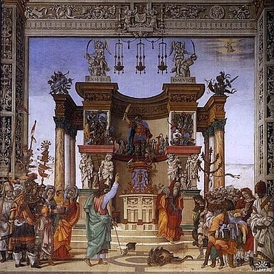 Иллюстрация к книге — Лоренцо Великолепный [stphilipdrivingthedragonfromthetempleof.jpg]