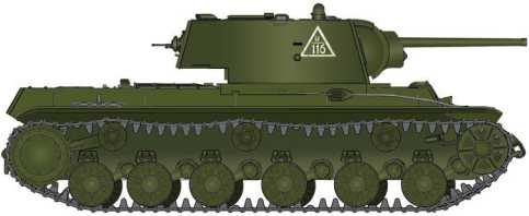 Иллюстрация к книге — Советский тяжелый танк КВ-1. Первые танки Победы [i_231.jpg]