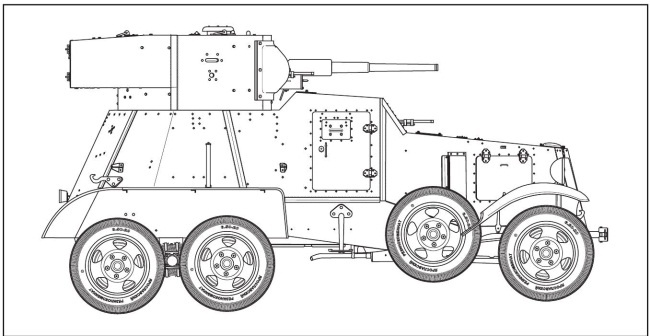 Иллюстрация к книге — Броня на колесах. История советского бронеавтомобиля 1925-1945 гг. [i_039.jpg]