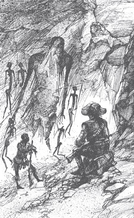 Иллюстрация к книге — Священный цветок. Чудовище по имени Хоу-Хоу. Она и Аллан. Сокровище озера [i_020.jpg]