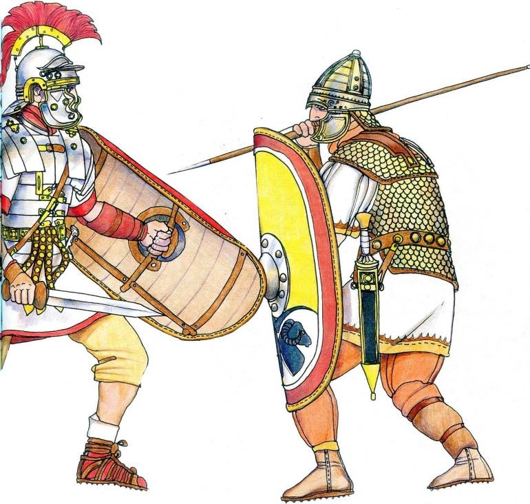 Иллюстрация к книге — Воины Рима. 1000 лет истории. Организация. Вооружение. Битвы [doc2fb_image_02000083.jpg]