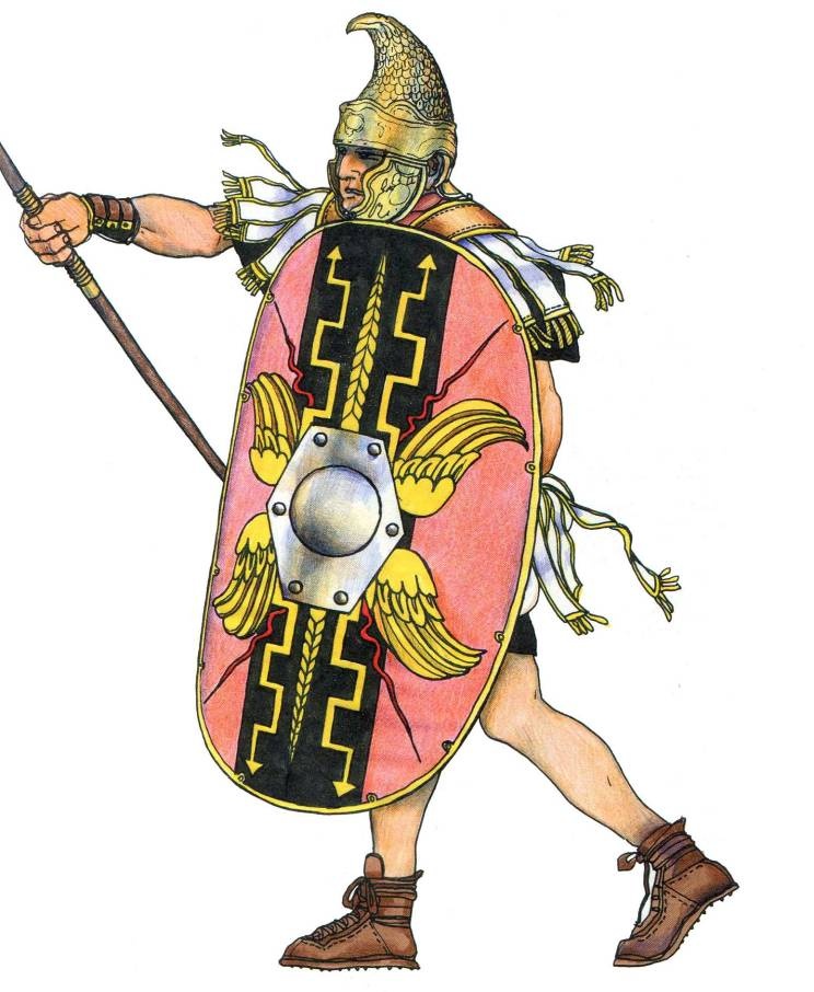 Иллюстрация к книге — Воины Рима. 1000 лет истории. Организация. Вооружение. Битвы [doc2fb_image_020000bd.jpg]