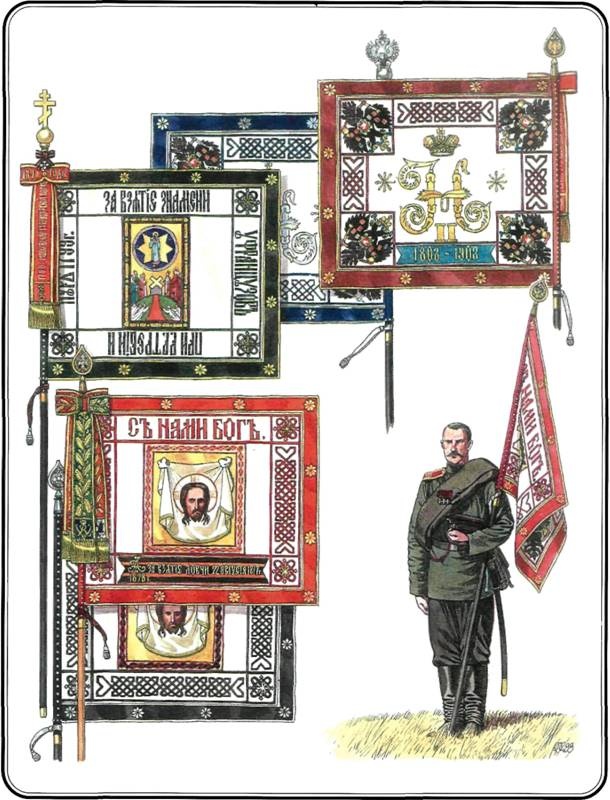 Иллюстрация к книге — Знамена и штандарты Российской императорской армии конца XIX - начала XX в. [any2fbimgloader15.jpg]